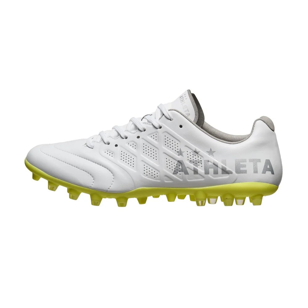 アスレタ（ATHLETA）（メンズ、レディース）サッカースパイク 天然芝・人工芝・土グラウンド用 ファズ MG 10026 WHT