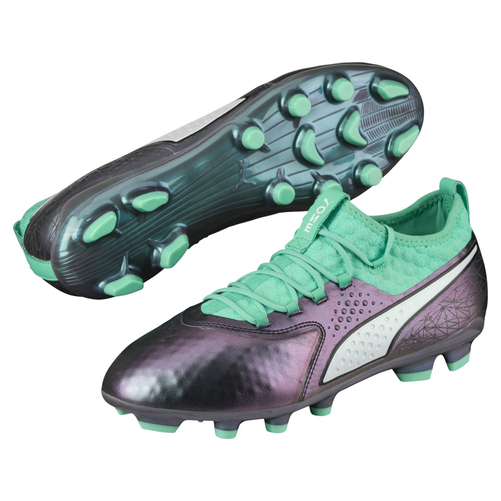 多少の傷汚れ箱なし等訳あり大奉仕 サッカー スパイク プーマ ワン 2 Il レザー Hg ハードグラウンド用 プーマ スーパースポーツゼビオ