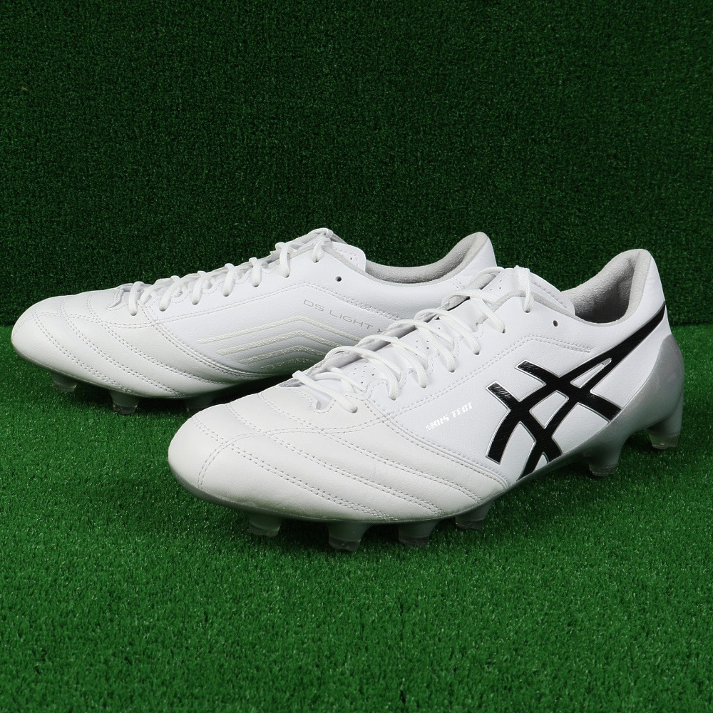 アシックス（ASICS）（メンズ）サッカースパイク LIGHT 4 土・天然芝・人工芝用 1101A006.117 WHT×BLK - スポーツ用品はスーパースポーツゼビオ