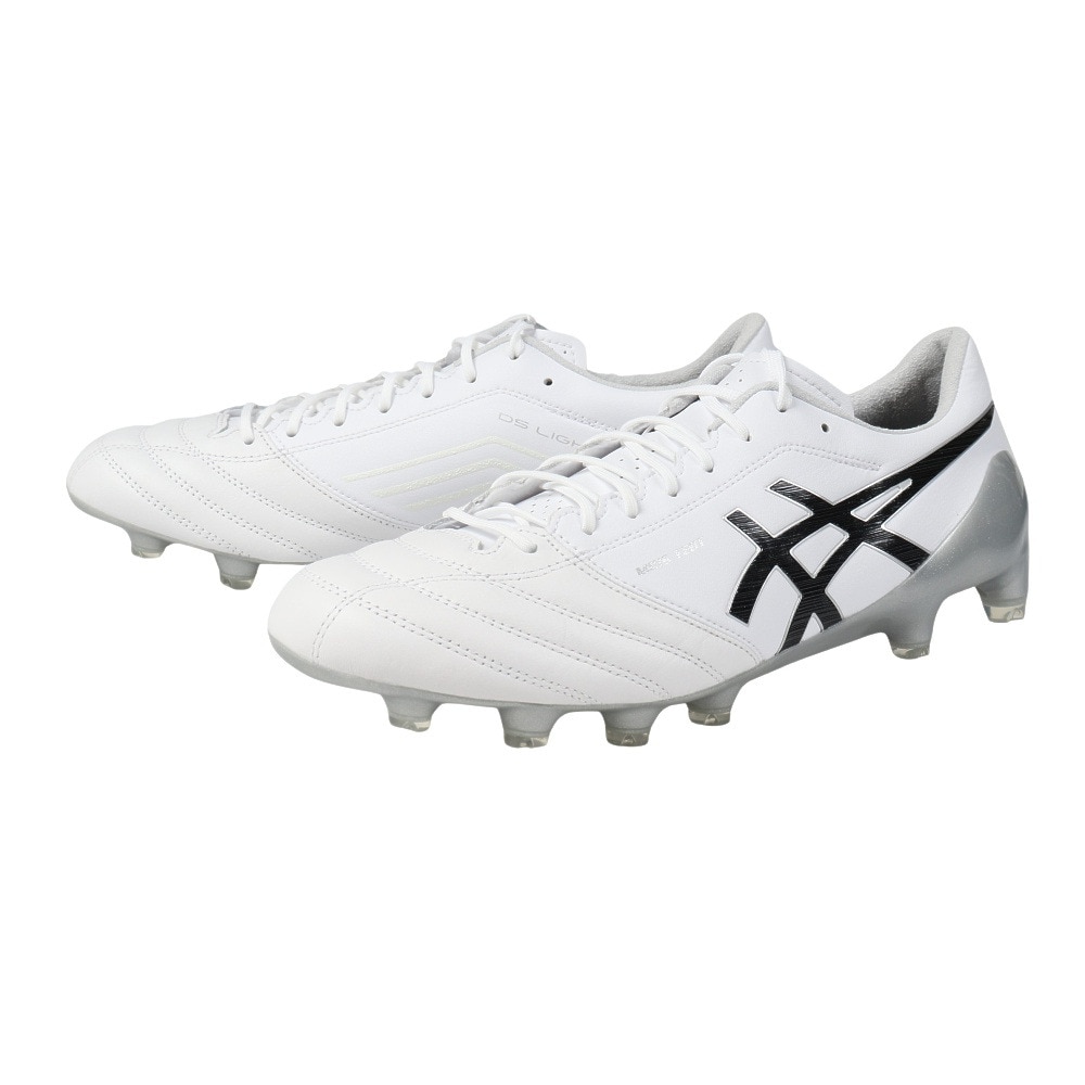 アシックス（ASICS） サッカースパイク DS LIGHT X-FLY 4 土・天然芝・人工芝用 1101A006.117 WHT×BLK