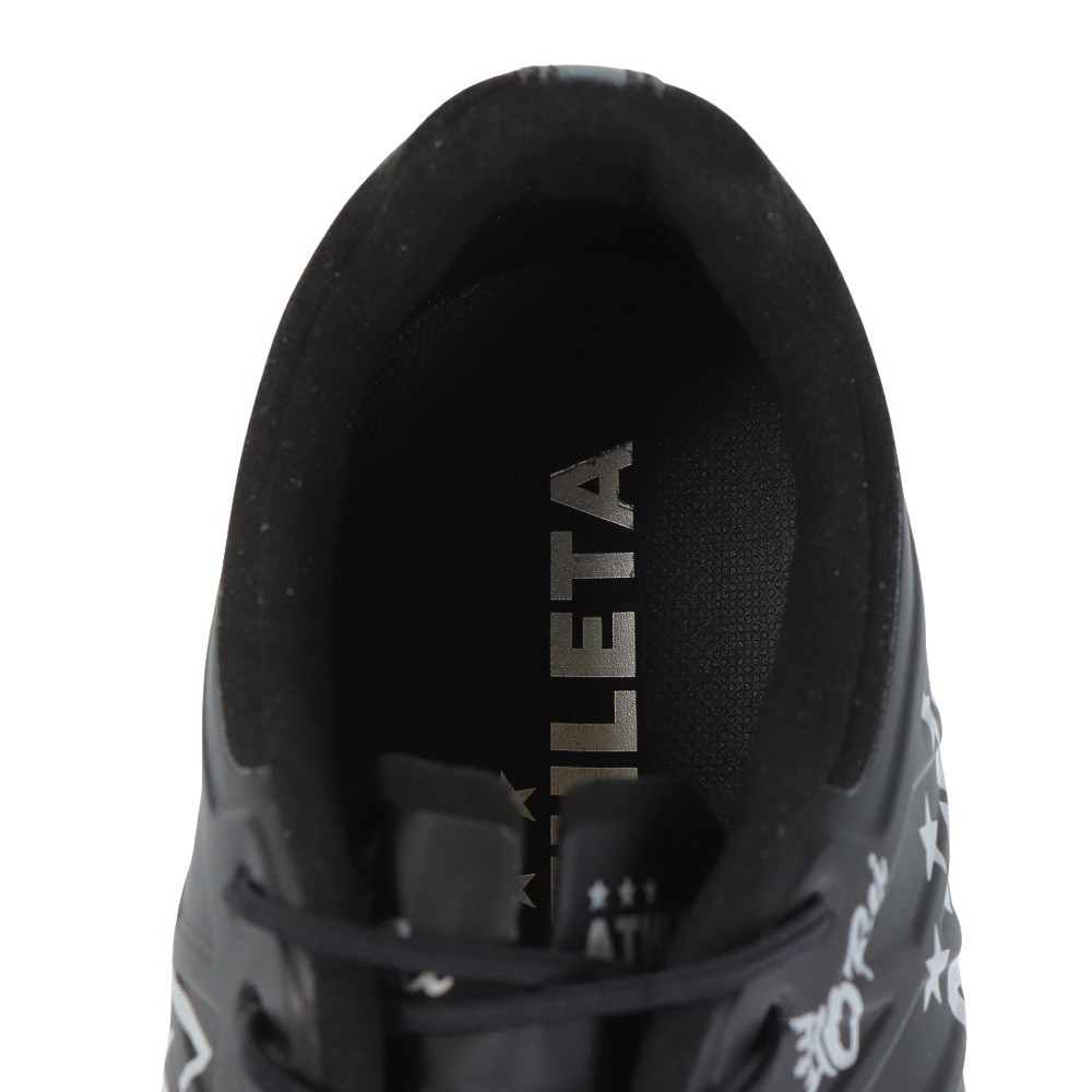 アスレタ（ATHLETA）（メンズ）サッカースパイク 天然芝/人工芝/土用 フットボールT6 O-Rei T6 3f 10016 BLKxSIL
