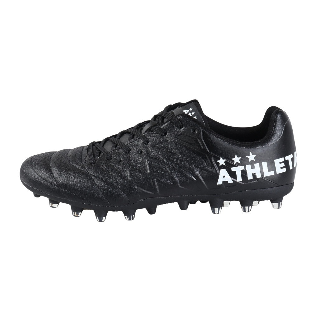アスレタ（ATHLETA）（メンズ）サッカースパイク 天然芝・人工芝・土用 サッカーシューズ O-Rei H5 MG 10021 BLK