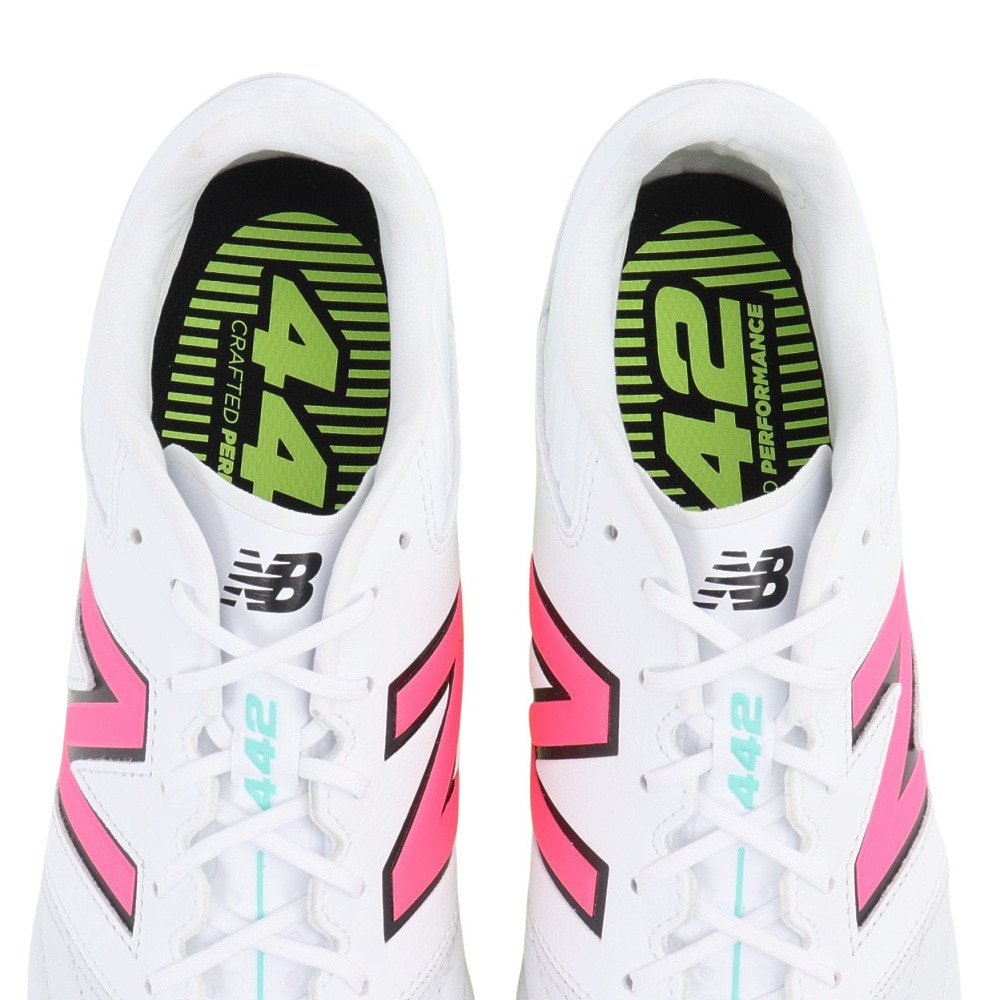 ニューバランス（new balance）（メンズ）サッカースパイク ハードグラウンド用 サッカーシューズ 442 v2 Pro HG WH2 MS41HWH2 2E