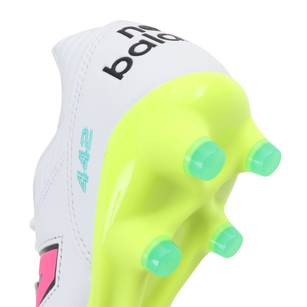 ニューバランス（new balance）（メンズ）サッカースパイク ハードグラウンド用 サッカーシューズ 442 v2 Pro HG WH2 MS41HWH2 2E