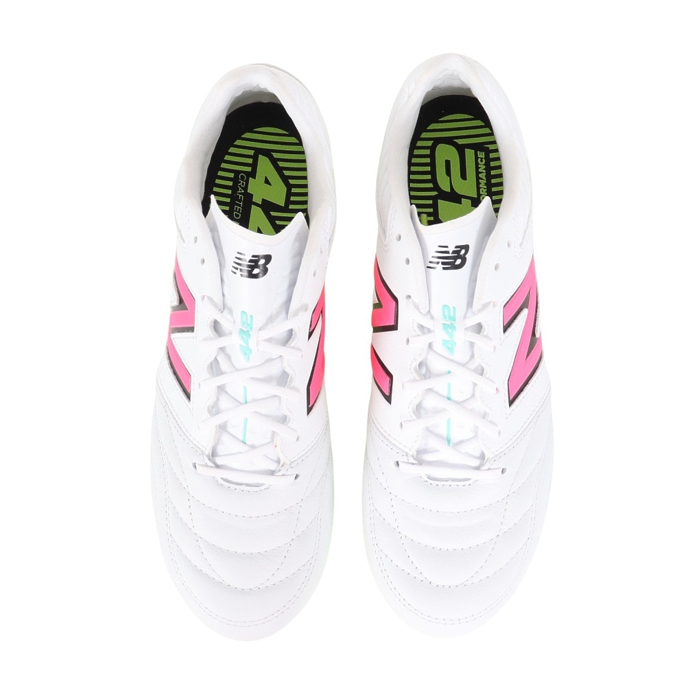 ニューバランス（new balance）（メンズ）サッカースパイク ハードグラウンド用 サッカーシューズ 442 v2 Pro HG WH2 MS41HWH2 D