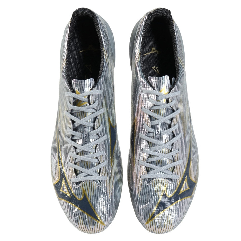 ミズノ（MIZUNO）（メンズ、レディース）【最新カラー】サッカースパイク 天然芝/土/人工芝用 ミズノアルファII JAPAN P1GA256004