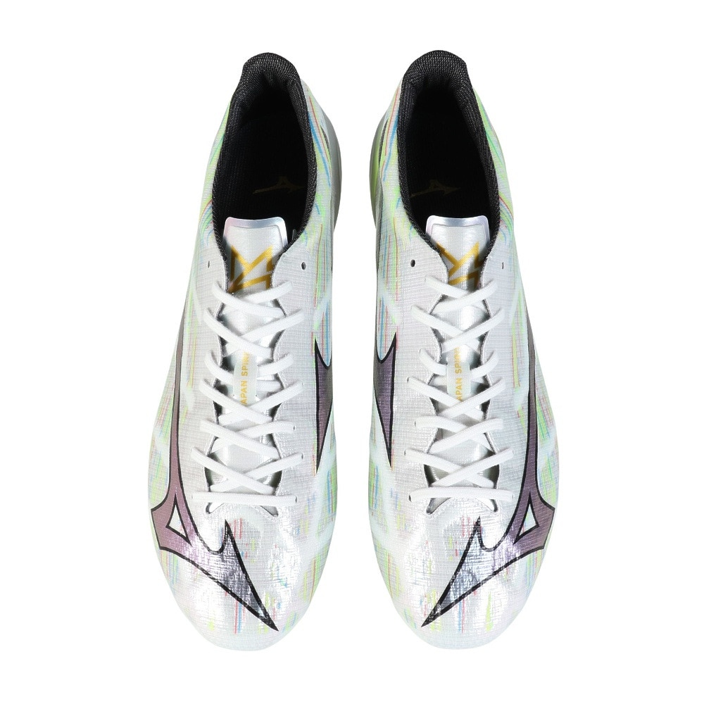 ミズノ（MIZUNO）（メンズ、レディース）サッカースパイク 天然芝/土/人工芝グラウンド用 サッカーシューズ ミズノアルファII JAPAN P1GA256009