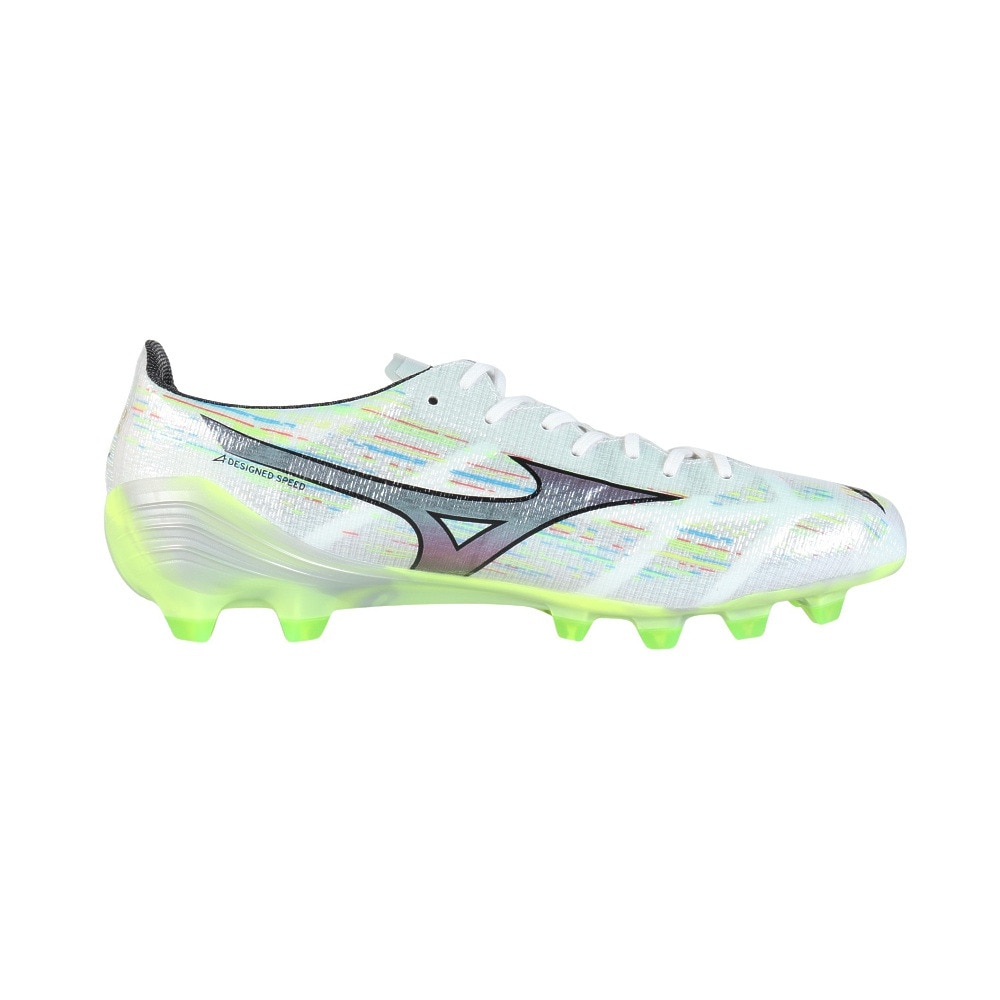 ミズノ（MIZUNO）（メンズ、レディース）サッカースパイク 天然芝/土/人工芝グラウンド用 サッカーシューズ ミズノアルファII JAPAN P1GA256009
