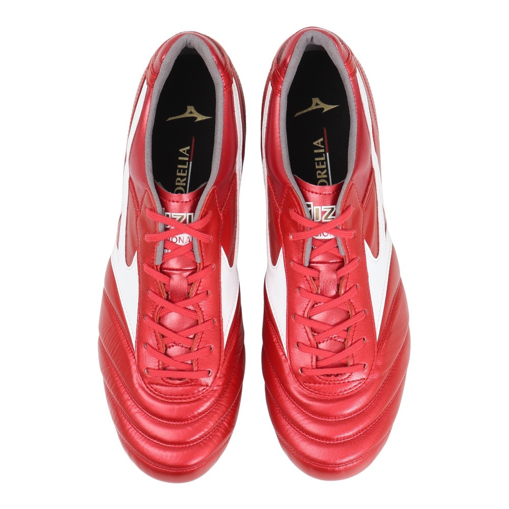ミズノ（MIZUNO）（メンズ、レディース）サッカースパイク 天然芝 土 人工芝グランド用 サッカーシューズ モレリア 2 JAPAN お一人様一点まで P1GA250160