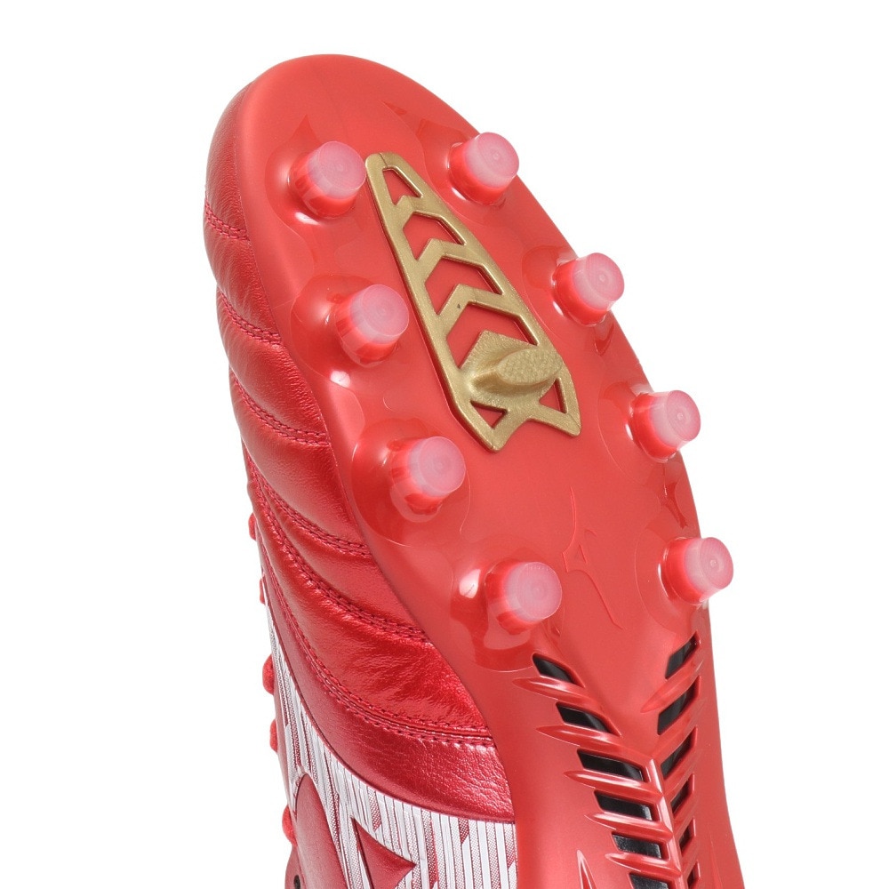 ミズノ（MIZUNO）（メンズ、レディース）サッカースパイク 天然芝 土 人工芝グラウンド用 サッカーシューズ モレリアネオ 4 JAPAN 赤 お一人様一点まで P1GA253060