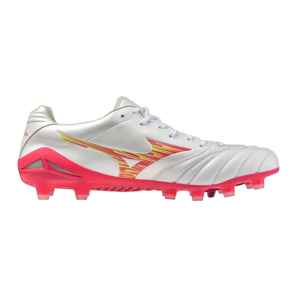 美品 Mizuno ミズノ モナルシーダネオ ソフト人工皮革 トレーニングシューズ 人工皮革 ホワイト メンズ 23.5【古着】【中古】 MIZUNO（ミズノ） （メンズ、レディース）サッカートレーニング