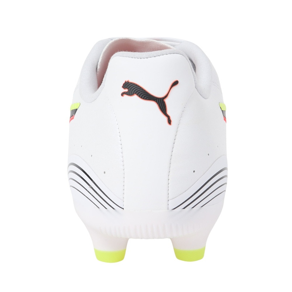 Puma ホワイト サッカーシューズ スパイク プーマ（PUMA）（メンズ）サッカースパイク 土・人工芝グラウンド用