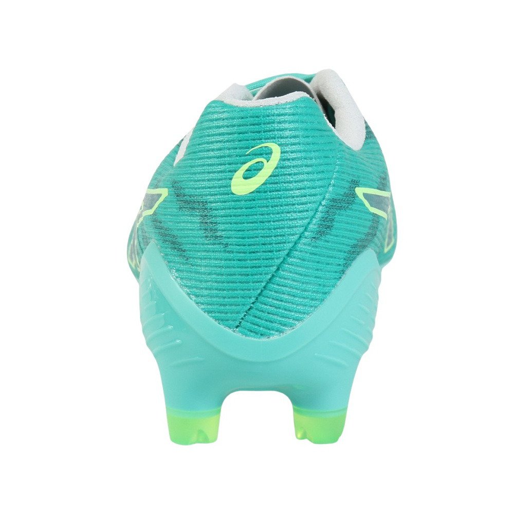  サッカーシューズ スパイク 青・ピンク・緑 収納袋付き アシックス（ASICS）（メンズ）サッカースパイク 土・人工芝グラウンド