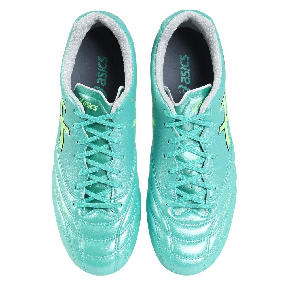 ASICS REACTOR FIT サッカーシューズ グリーン アシックス（ASICS）（メンズ）サッカースパイク 土・人工芝グラウンド