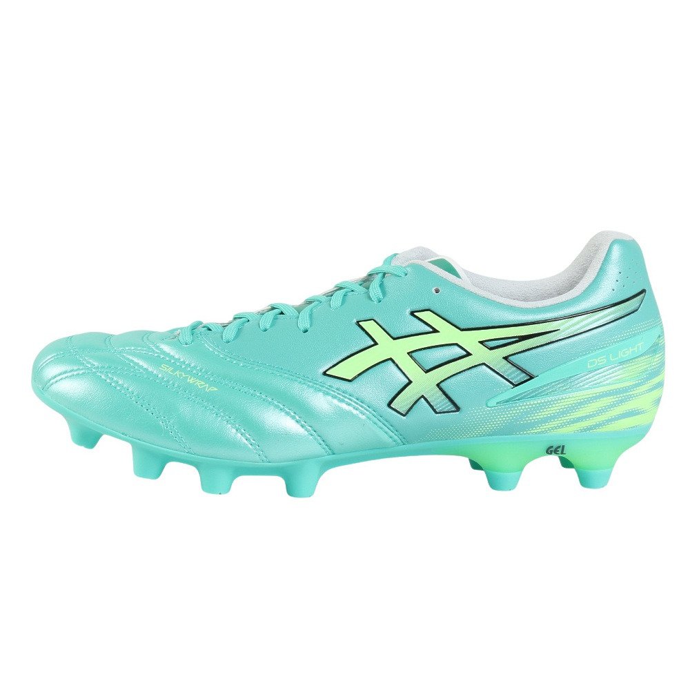 サッカーシューズ スパイク グリーン/ブルー アシックス（ASICS）（メンズ）サッカースパイク 土・人工芝グラウンド
