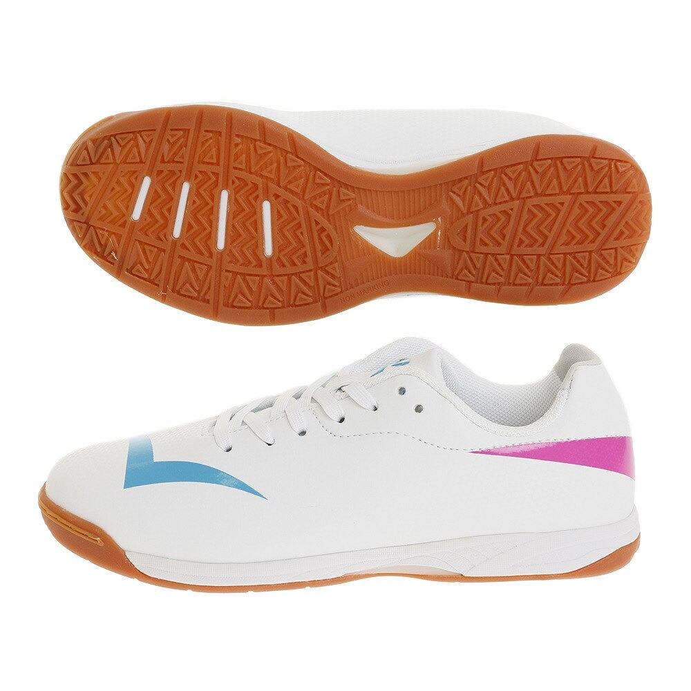 サッカー インドアトレーニングシューズ LUCIEN IN 745D7SY5334 WHT サッカーシューズ トレシュー