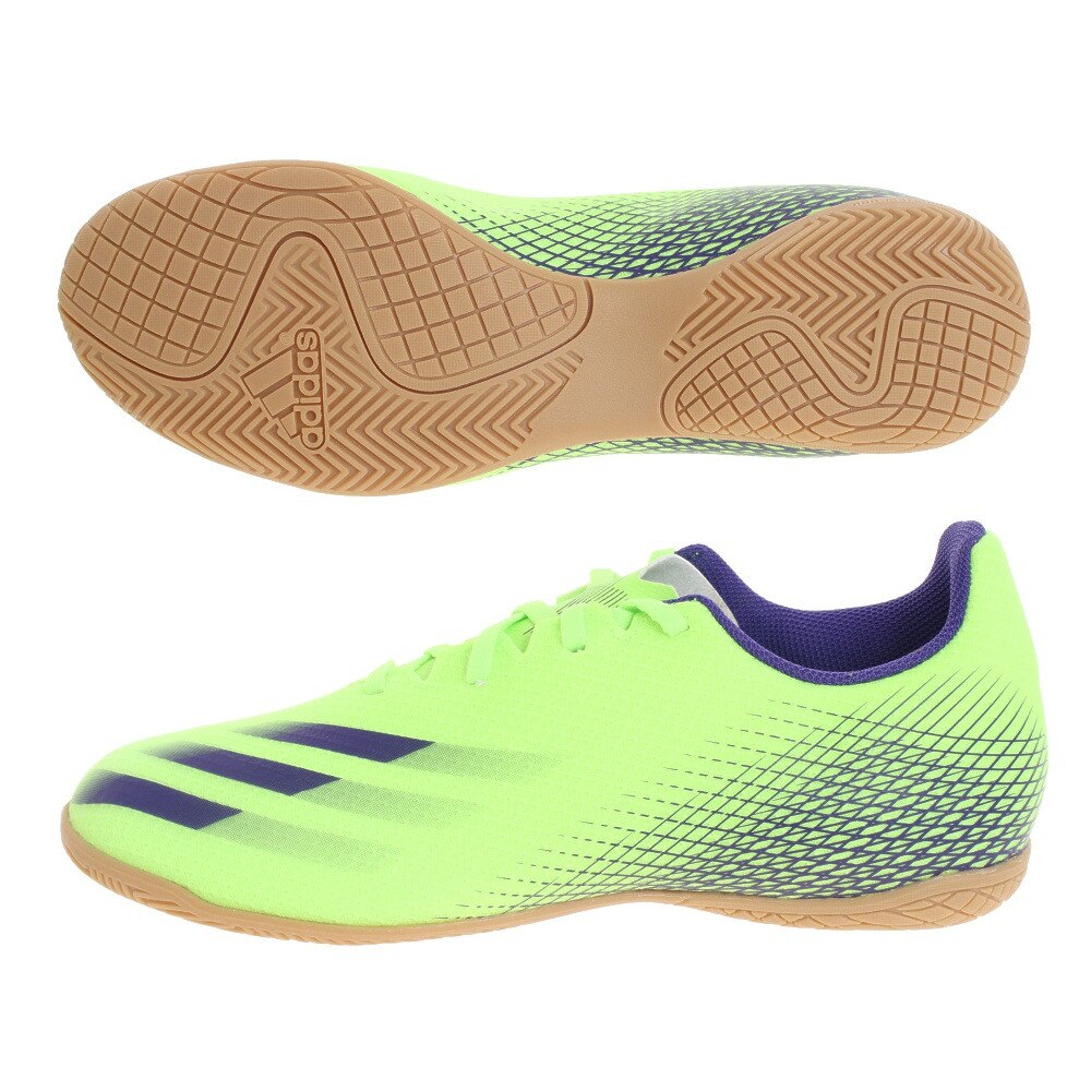  サッカー インドアトレーニングシューズ エックスゴースト.4 IN EG8243 サッカーシューズ トレシュー 屋内 室内