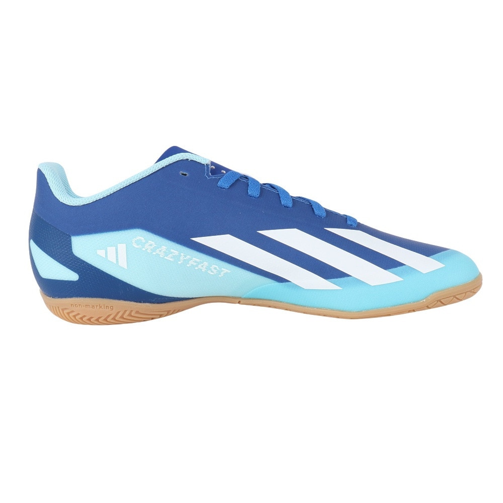 アディダス（adidas）（メンズ）サッカーインドアトレーニングシューズ 屋内 室内 エックス クレイジーファスト.4 IN IE1585