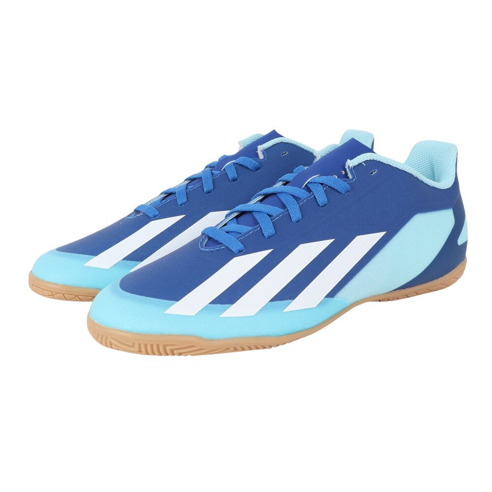 アディダス（adidas）（メンズ）サッカーインドアトレーニングシューズ 屋内 室内 エックス クレイジーファスト.4 IN IE1585