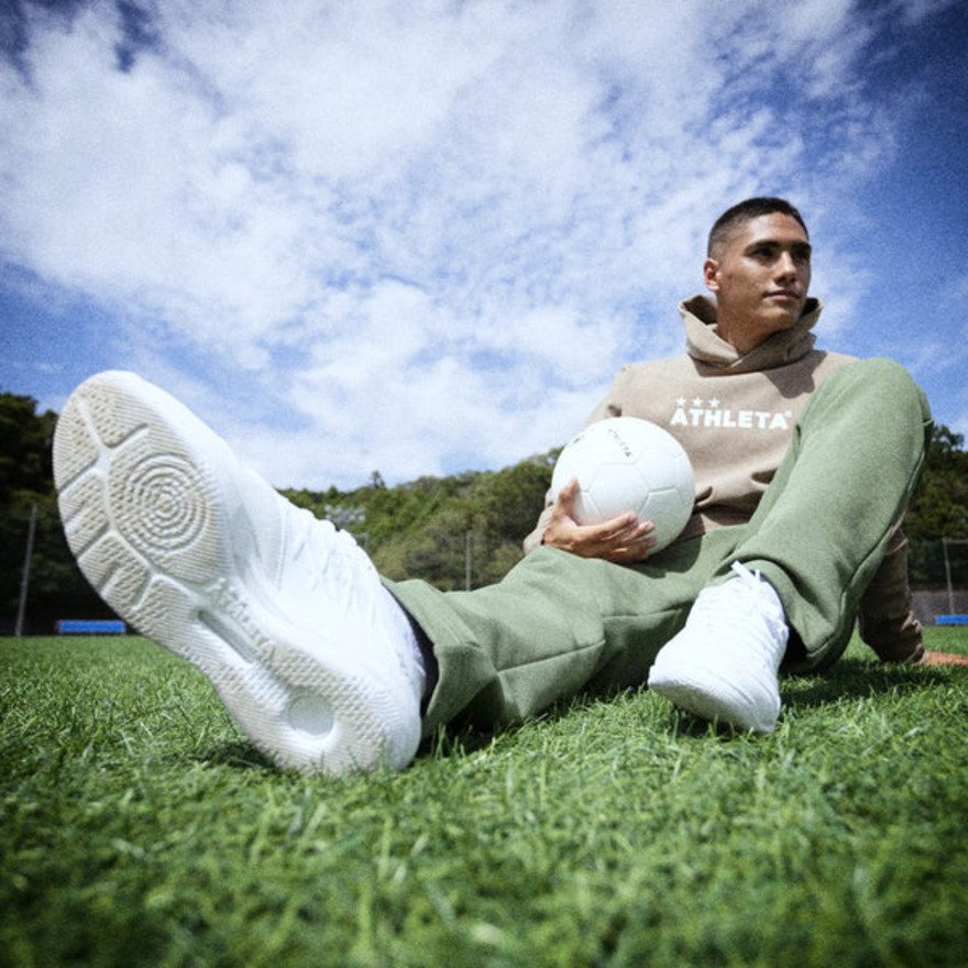 アスレタ（ATHLETA）（メンズ）サッカーインドアトレーニングシューズ 屋内 室内 芝 O-Rei Futsal T007_2.0 WHT インドア・人工芝用 11015