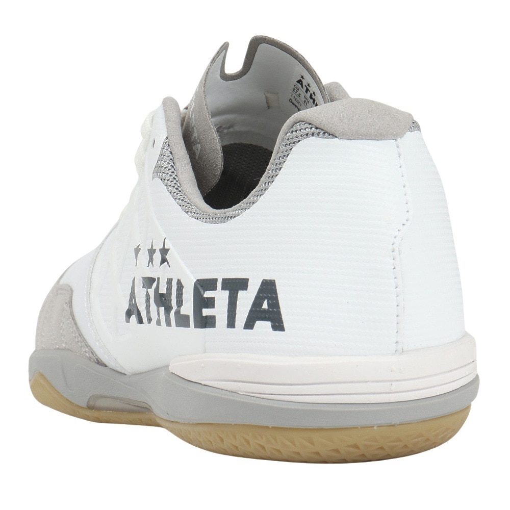 アスレタ（ATHLETA）（メンズ）サッカーインドアトレーニングシューズ サッカーシューズ 屋内 室内 テオ ID 11021 WHT