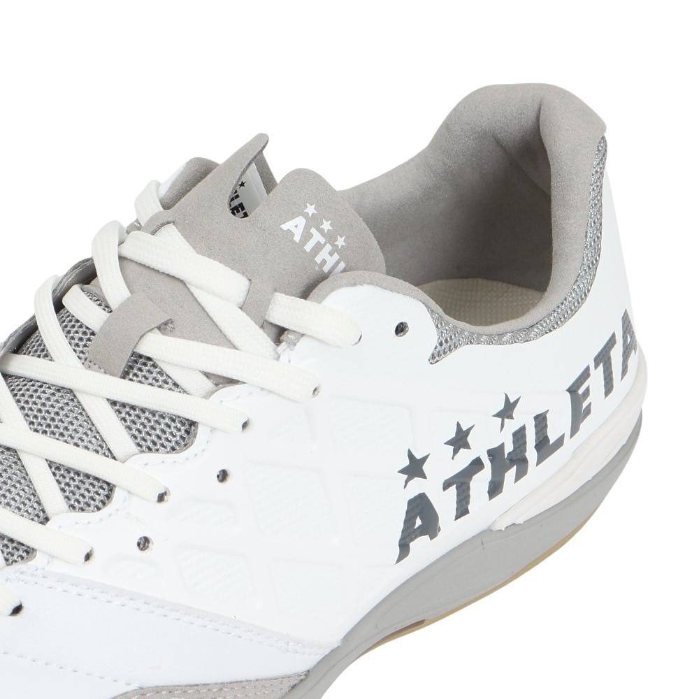 アスレタ（ATHLETA）（メンズ）サッカーインドアトレーニングシューズ サッカーシューズ 屋内 室内 テオ ID 11021 WHT
