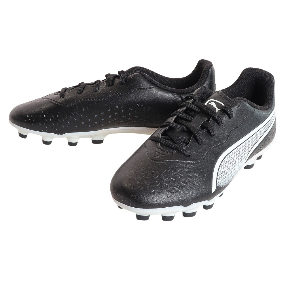 プーマ（PUMA）（キッズ）ジュニアサッカースパイク 固い土/人工芝用 サッカーシューズ プーマ キング マッチ HG + MID 10757401