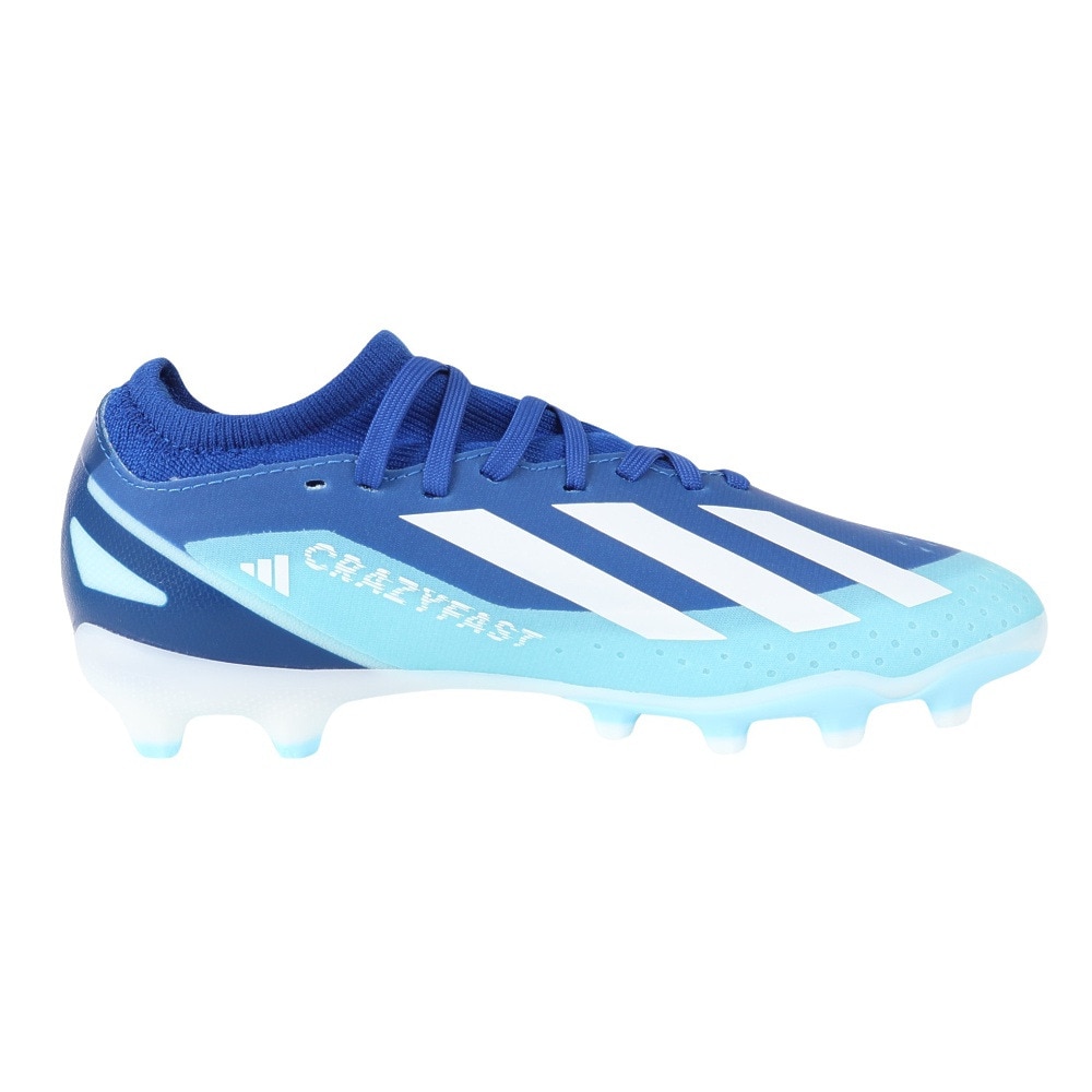 アディダス（adidas）（キッズ）ジュニアサッカースパイク 土・人工芝用 エックス クレイジーファスト.3 HG/AG IE1566