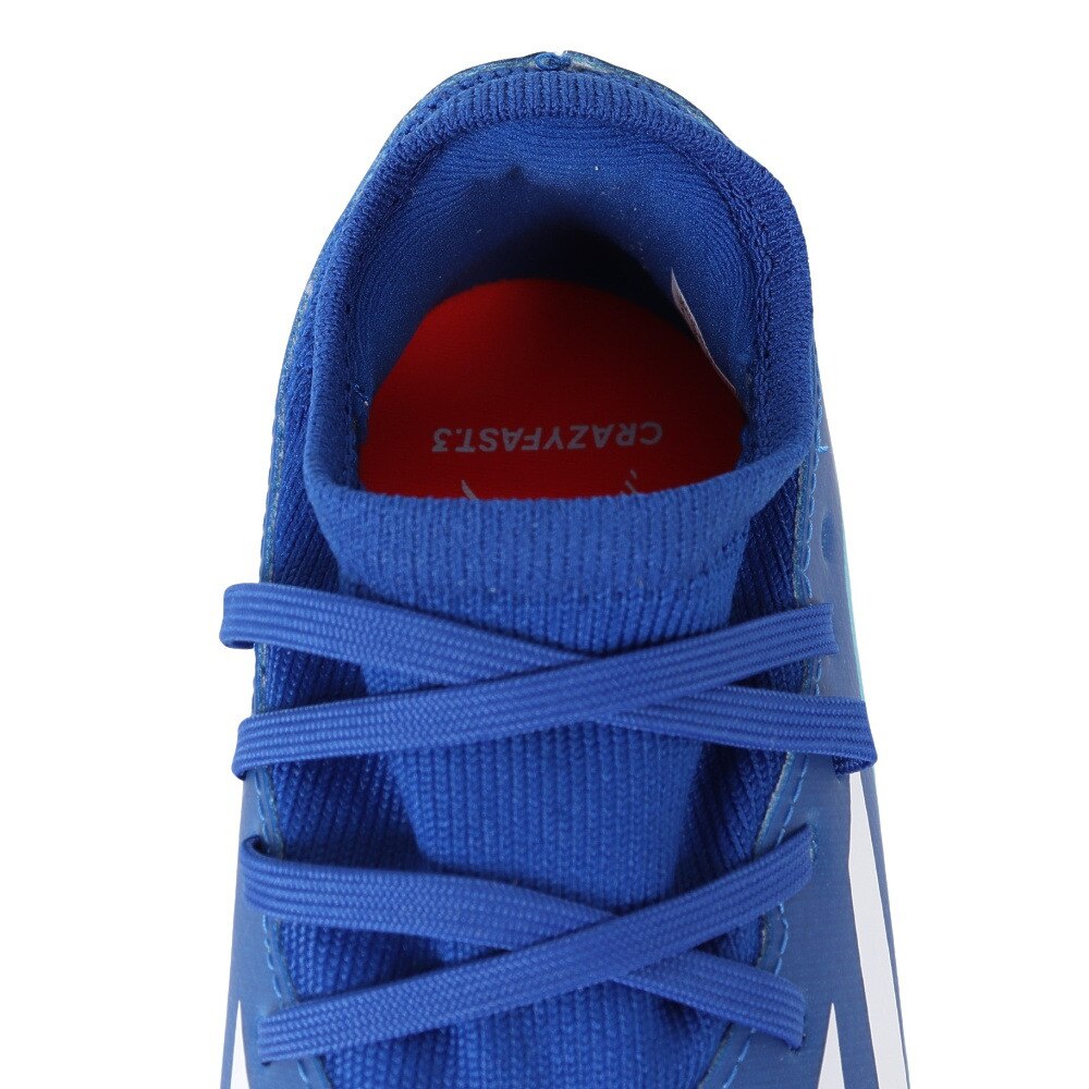 アディダス（adidas）（キッズ）ジュニアサッカースパイク 土・人工芝用 エックス クレイジーファスト.3 HG/AG IE1566