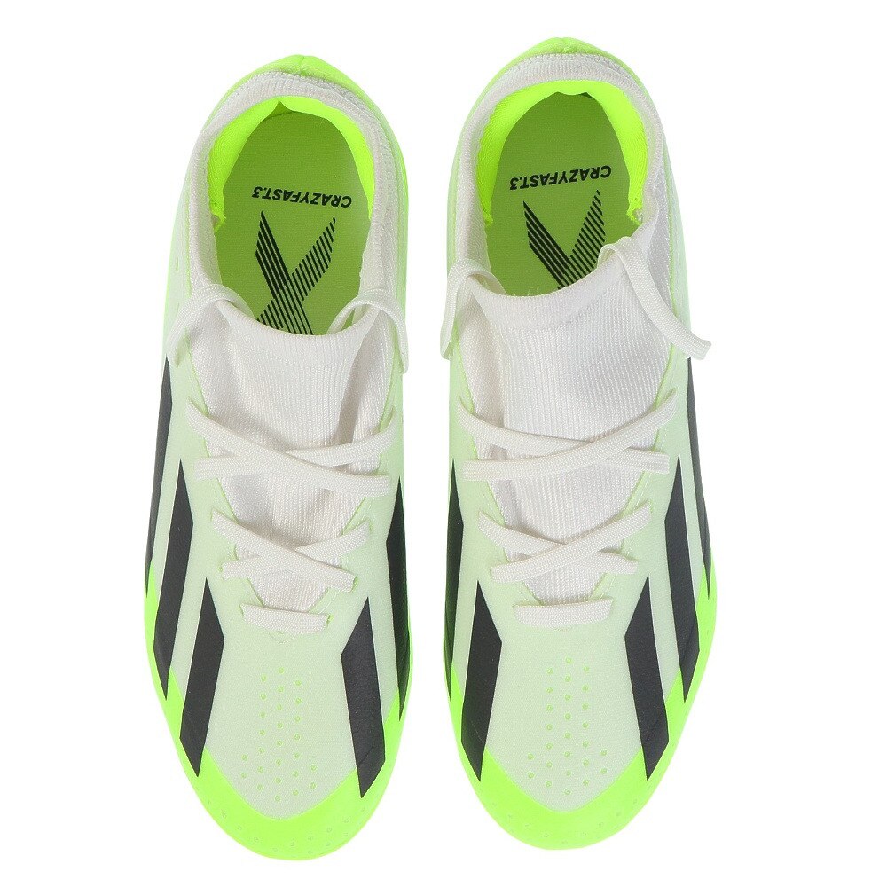 アディダス（adidas）（キッズ）ジュニアサッカースパイク 土・人工芝用 ックス クレイジーファスト.3 HG/AG J IE1567