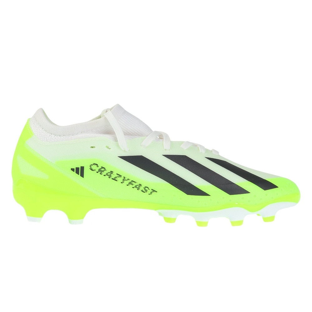 アディダス（adidas）（キッズ）ジュニアサッカースパイク 土・人工芝用 ックス クレイジーファスト.3 HG/AG J IE1567