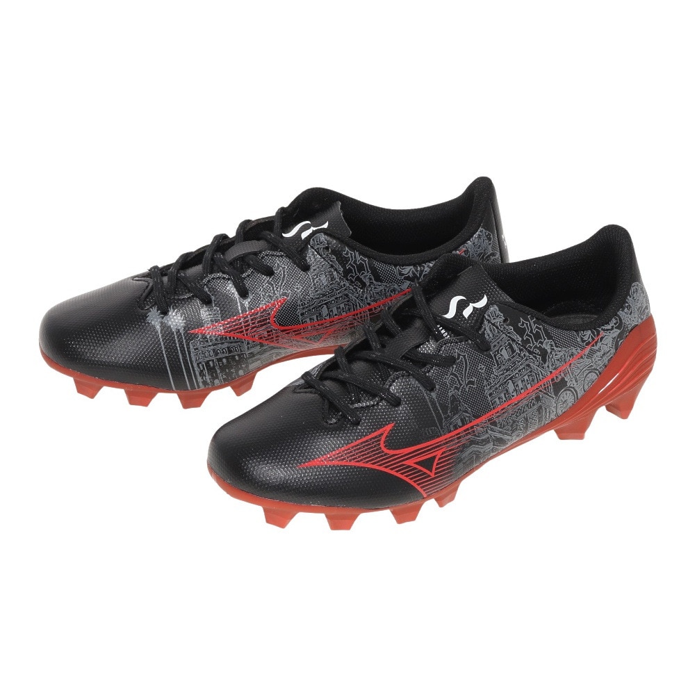 ミズノ（MIZUNO）（キッズ）ジュニアサッカースパイク HG&AG用 サッカーシューズ ミズノアルファ SR4 SELECT P1GB236904 M