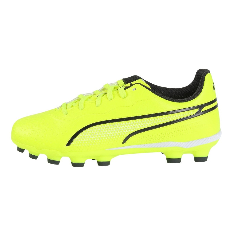 プーマ（PUMA）（キッズ）ジュニアサッカースパイク ハードグラウンド用 プーマキングマッチ プラス ミッド 10757404