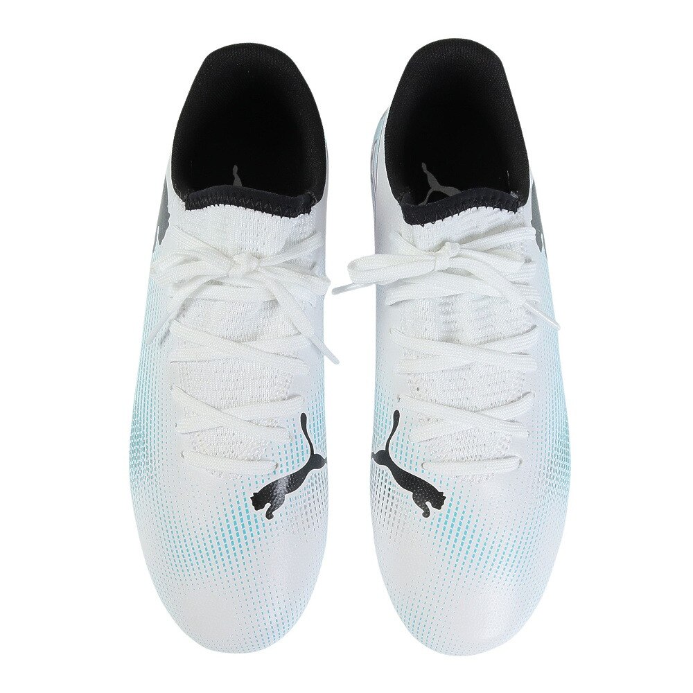 プーマ（PUMA）（キッズ）ジュニアサッカースパイク 土 天然芝 人工芝用 フューチャー 7 プレイ プラス ミッド 10773501