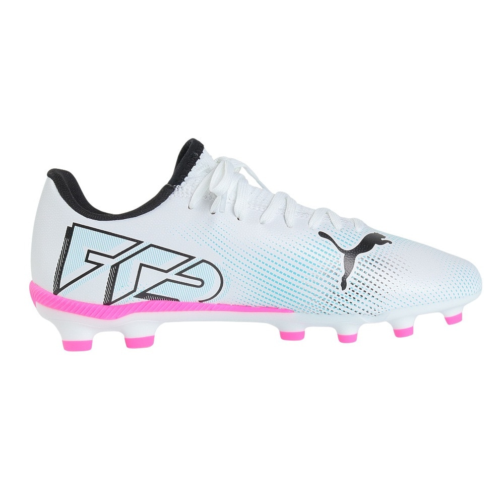 プーマ（PUMA）（キッズ）ジュニアサッカースパイク 土 天然芝 人工芝用 フューチャー 7 プレイ プラス ミッド 10773501