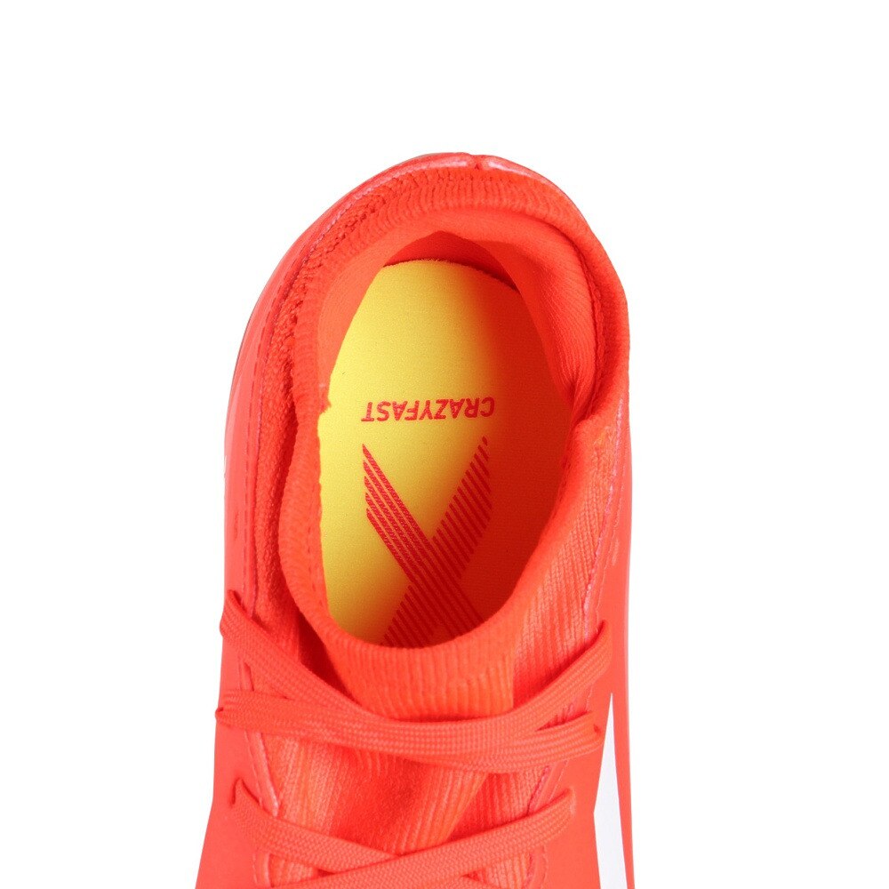アディダス（adidas）（キッズ）キッズサッカースパイク 土 天然芝 人工芝用 エックス クレイジーファスト LEAGUE HG/AG IF0682