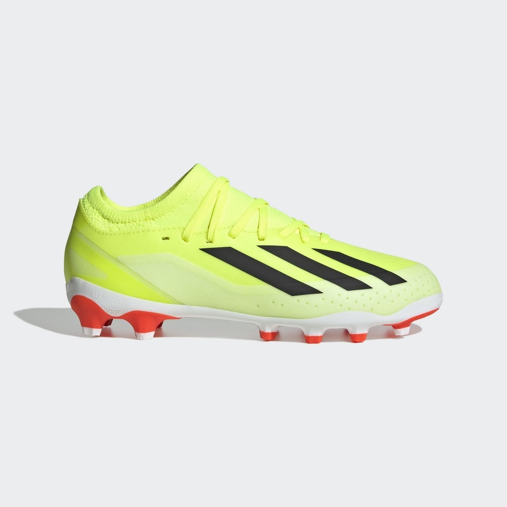アディダス（adidas）（キッズ）ジュニアサッカースパイク 土 天然芝 人工芝用 サッカーシューズ エックス クレイジーファスト LEAGUE HG/AG IF0683