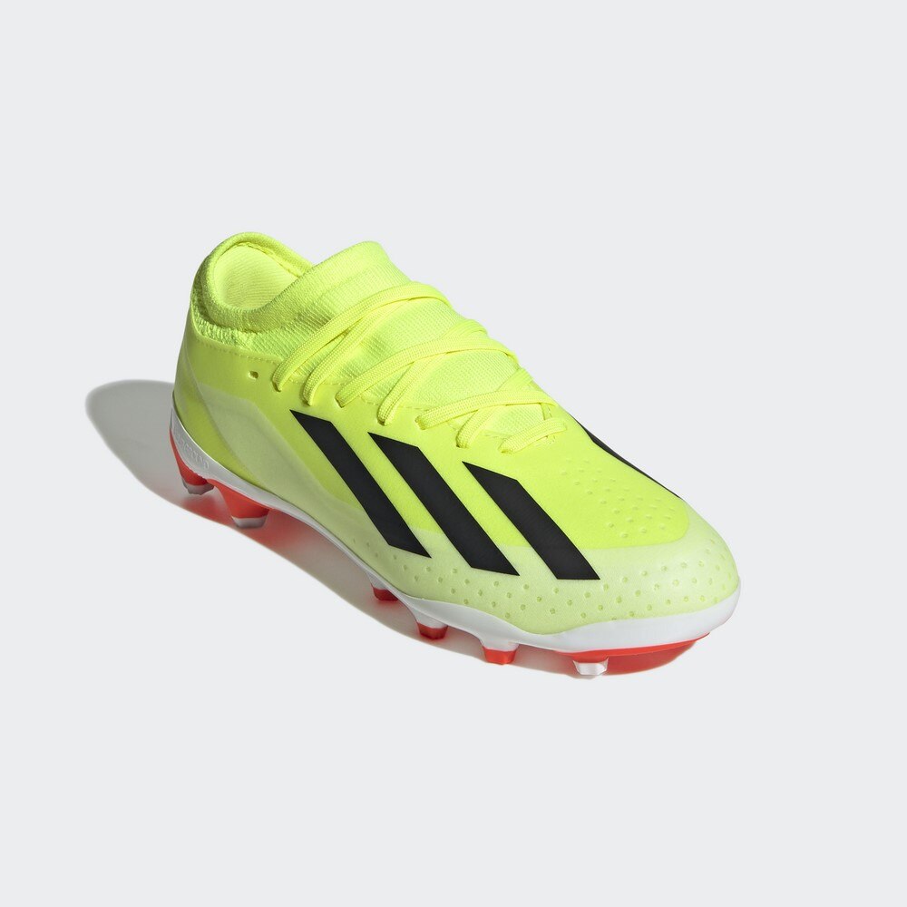 アディダス（adidas）（キッズ）ジュニアサッカースパイク 土 天然芝 人工芝用 サッカーシューズ エックス クレイジーファスト LEAGUE HG/AG IF0683