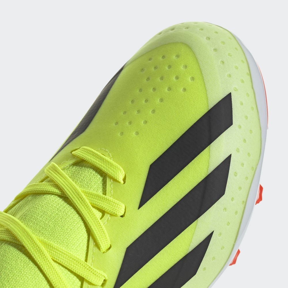 アディダス（adidas）（キッズ）ジュニアサッカースパイク 土 天然芝 人工芝用 サッカーシューズ エックス クレイジーファスト LEAGUE HG/AG IF0683