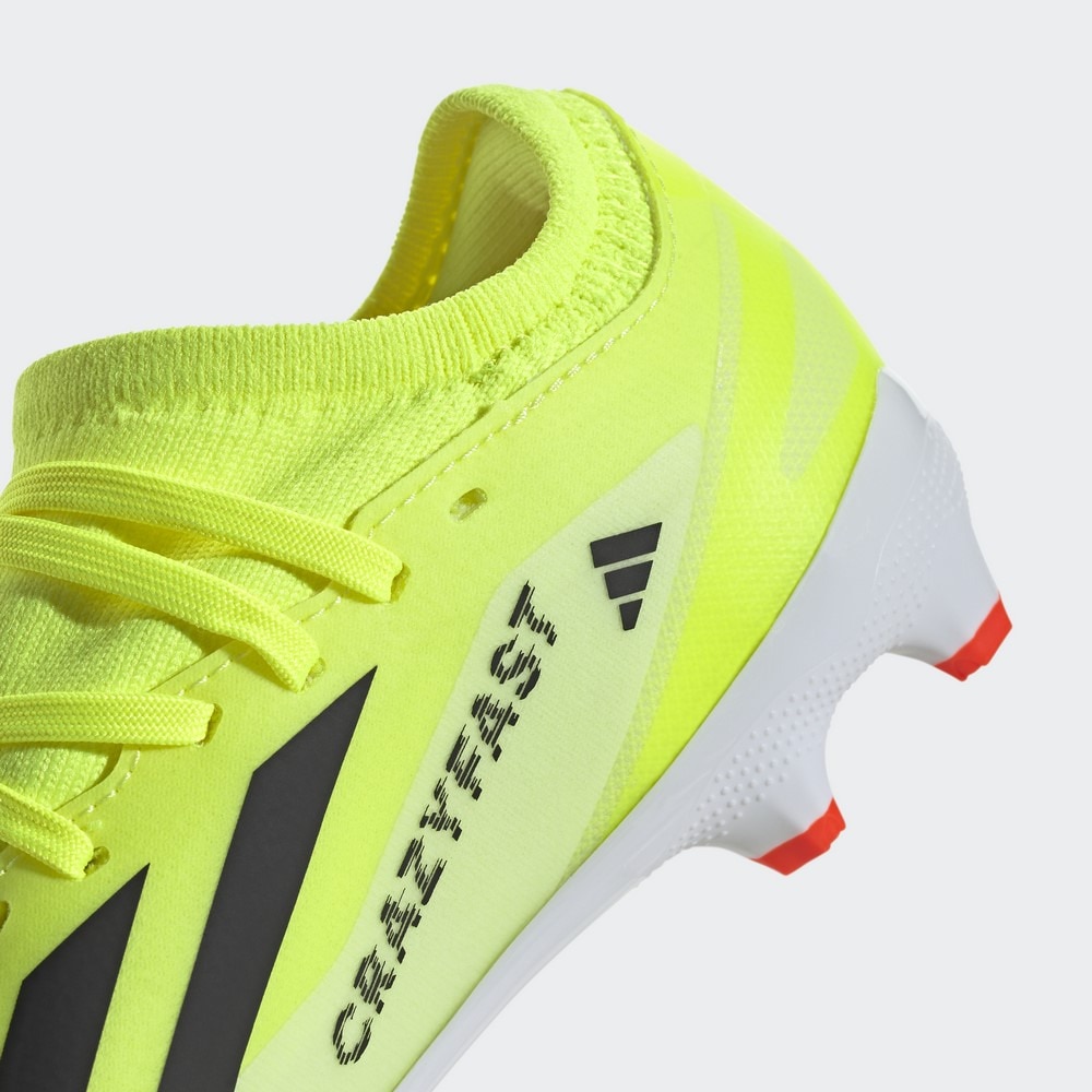 アディダス（adidas）（キッズ）ジュニアサッカースパイク 土 天然芝 人工芝用 サッカーシューズ エックス クレイジーファスト LEAGUE HG/AG IF0683