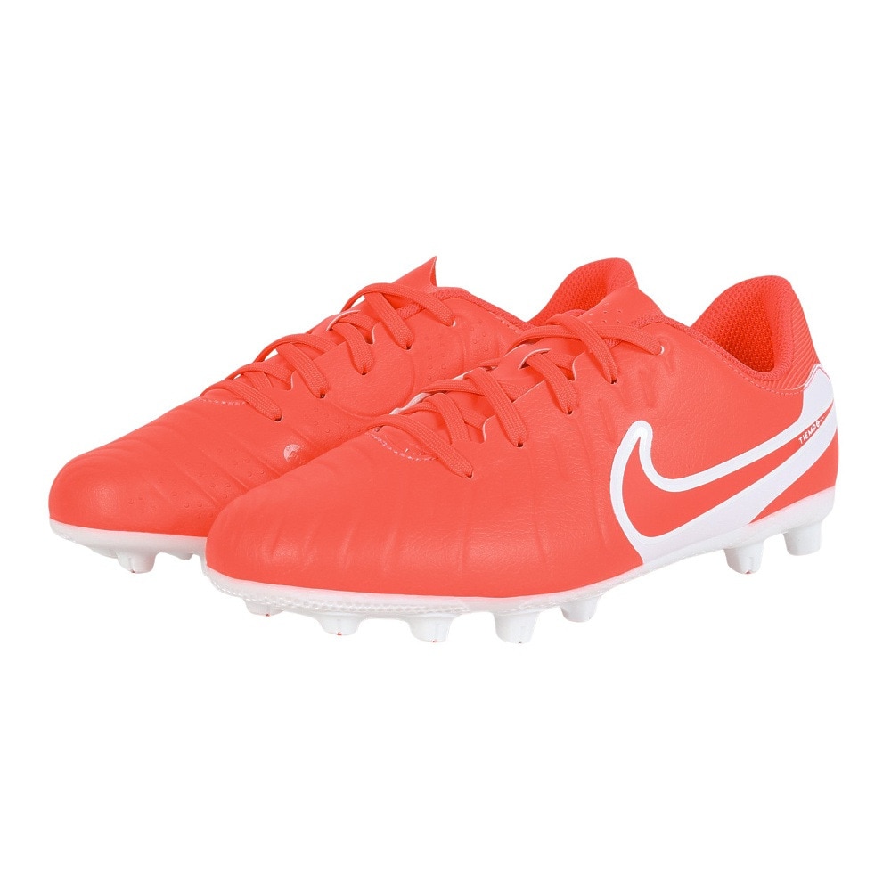 ナイキ（NIKE）（キッズ）ジュニアサッカースパイク 土用 ティエンポ レジェンド 10 アカデミー HG オレンジ DV4349-800