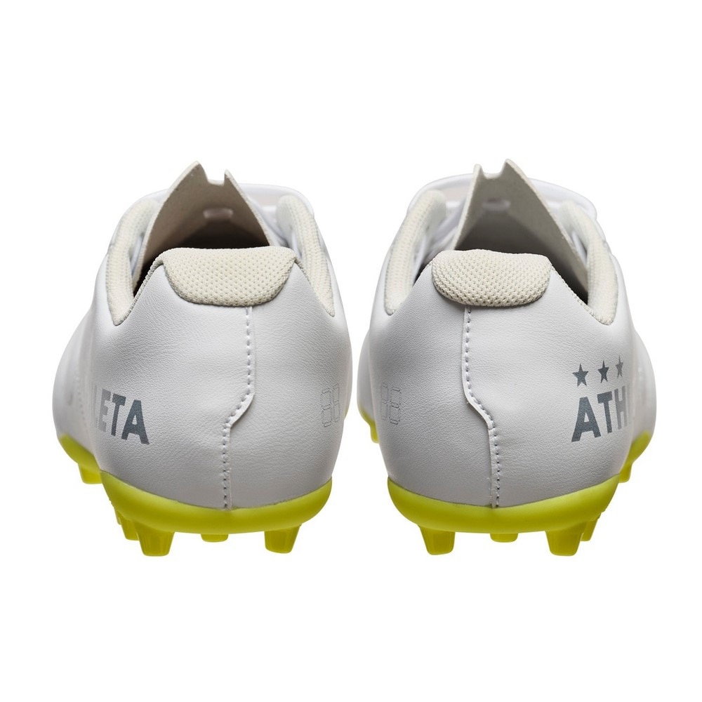 アスレタ（ATHLETA）（キッズ）ジュニアサッカースパイク 天然芝・人工芝・土グラウンド用 サッカーシューズ ジェネMG 10022J WHT