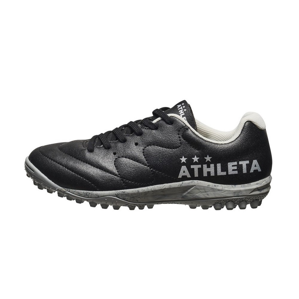 アスレタ（ATHLETA）（キッズ）ジュニアサッカートレーニングシューズ 人工芝・土グラウンド用 サッカーシューズ ジェネMT 12014J BLK