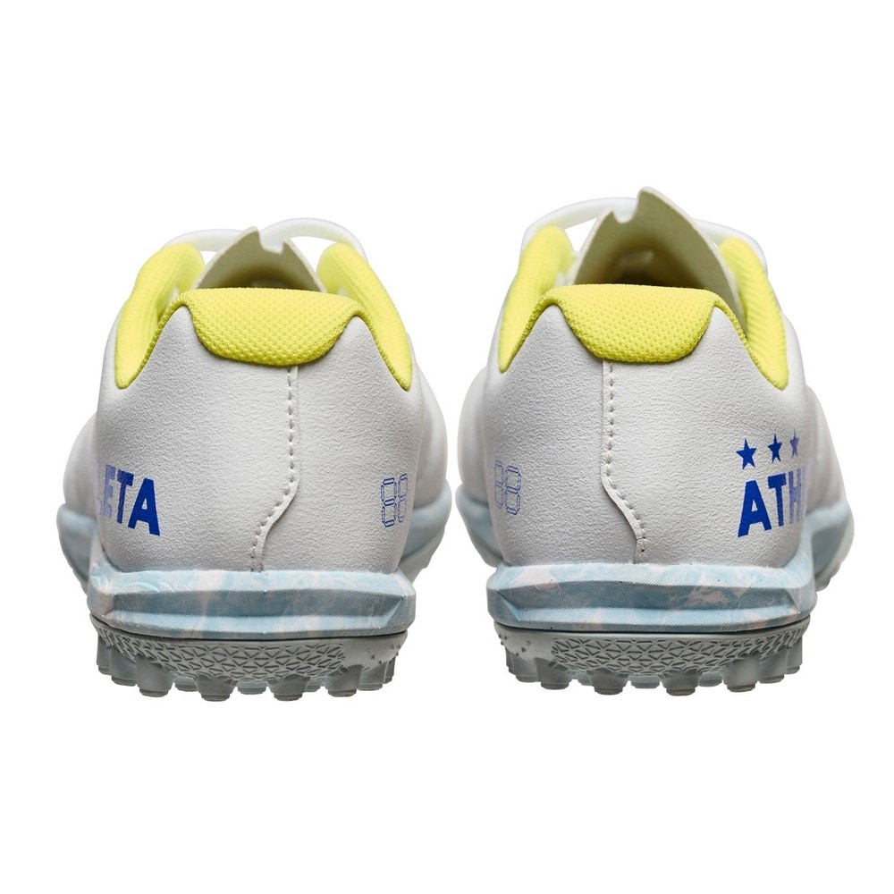 アスレタ（ATHLETA）（キッズ）ジュニアサッカースパイク 人工芝・土グラウンド用 サッカーシューズ ジェネMT 12014J WHT