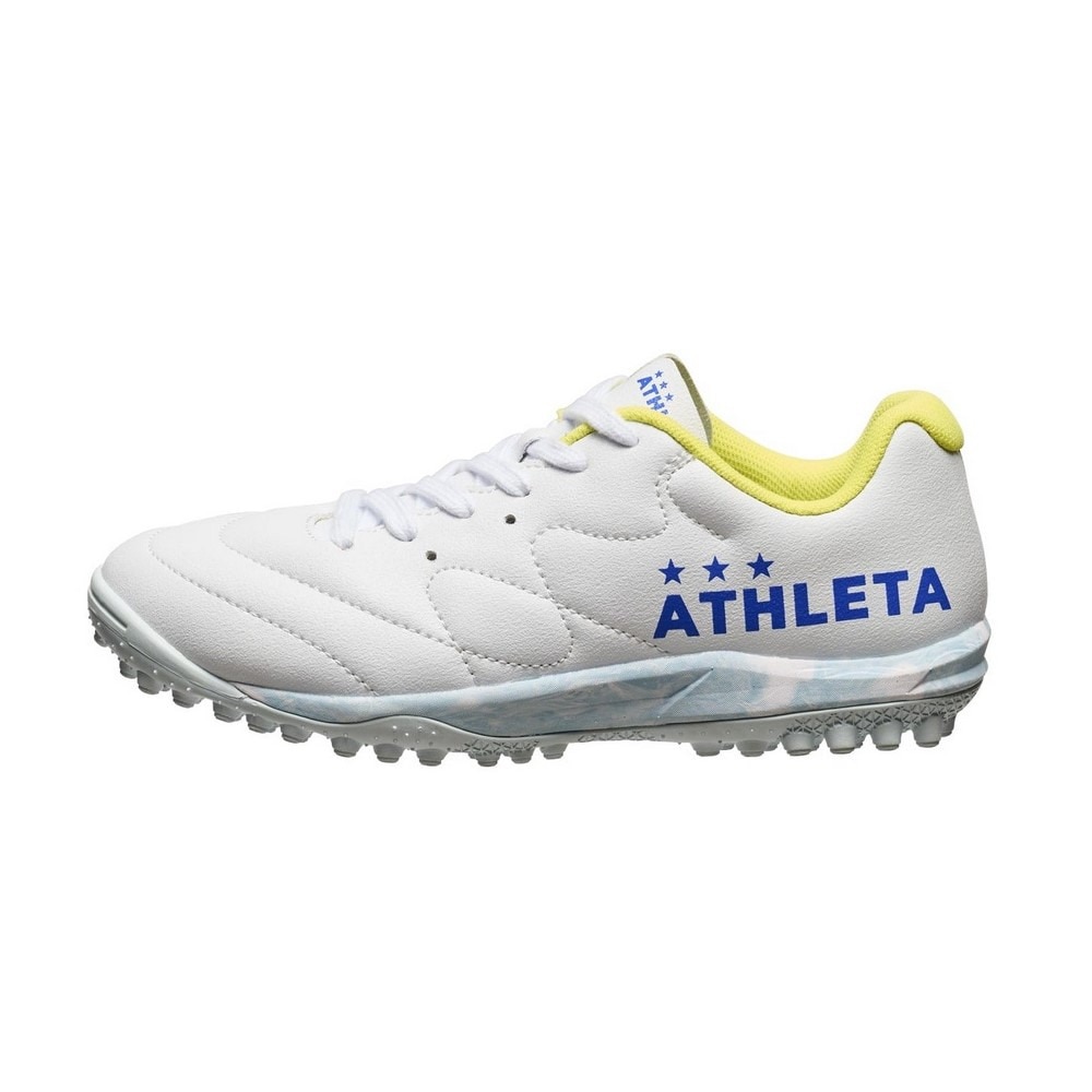 アスレタ（ATHLETA）（キッズ）ジュニアサッカースパイク 人工芝・土グラウンド用 サッカーシューズ ジェネMT 12014J WHT
