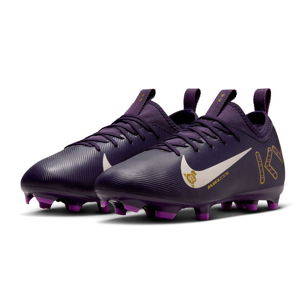 ナイキ（NIKE）（キッズ）【4月24日発売開始予定】ジュニアサッカースパイク 天然芝/人工芝用 ズーム ヴェイパー 16 ACAD KM FG/MG FQ8394-500