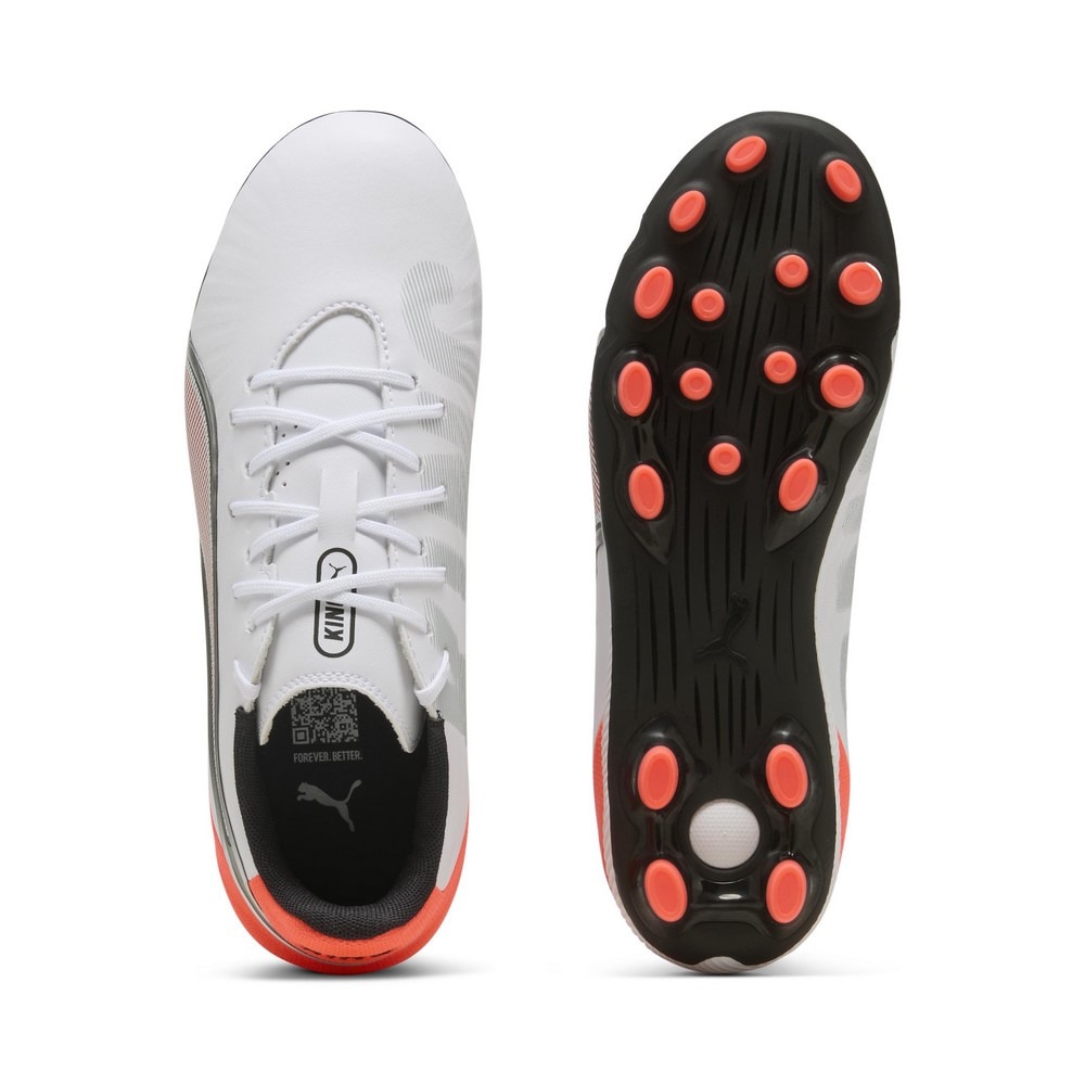 プーマ（PUMA）（キッズ）ジュニア サッカースパイク 土・人工芝グラウンド用 サッカーシューズ キング ジュニア キング マッチ HG+MID JR 10883901