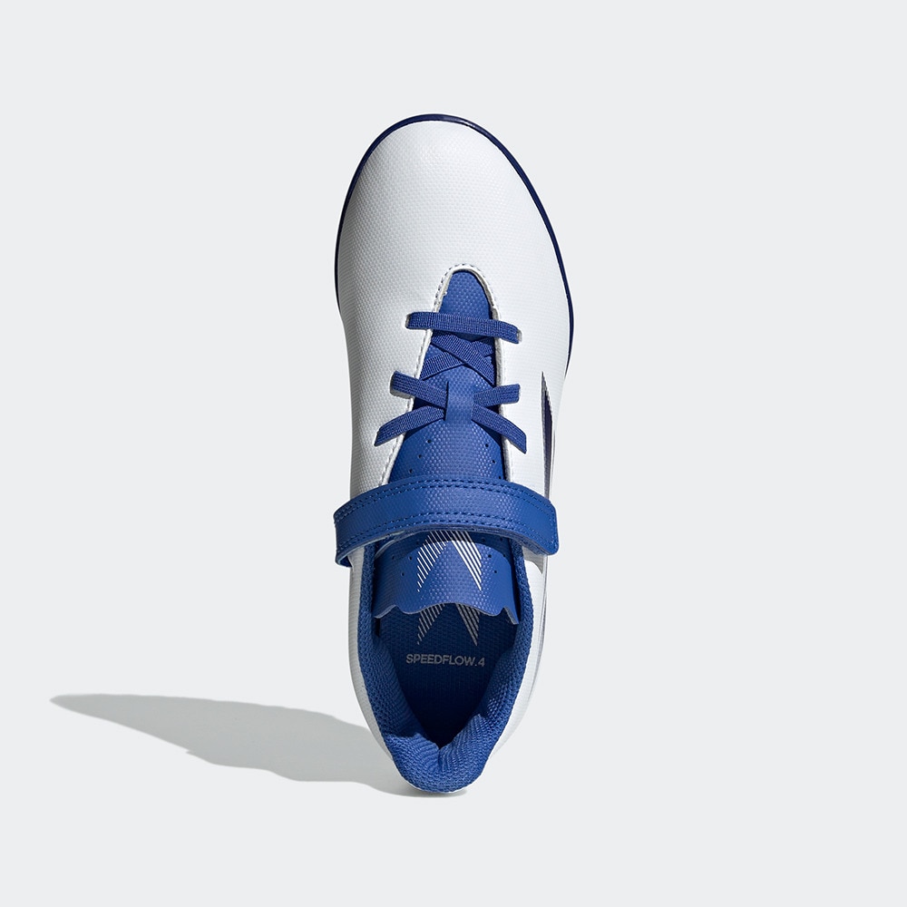 アディダス(adidas)(キッズ)ジュニアサッカートレーニングシューズ エックス スピードフロー.4 H&L GW7523 マジックテープ