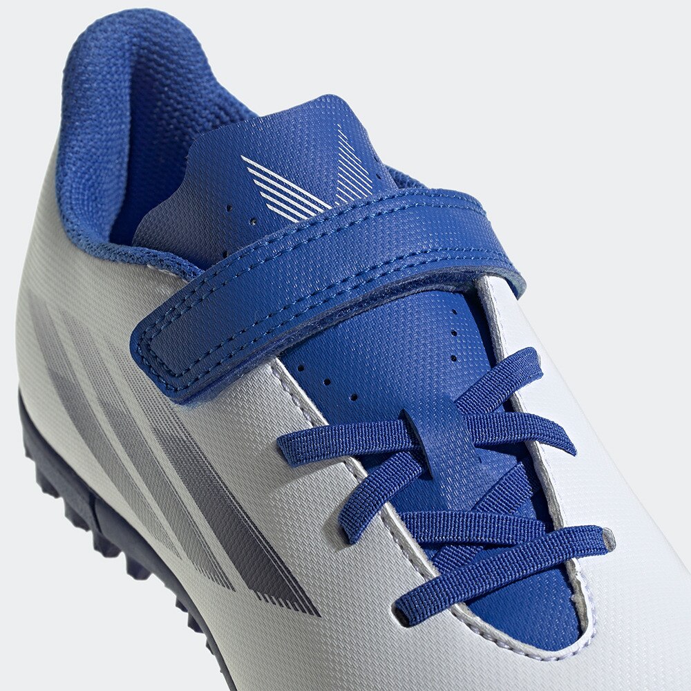アディダス（adidas）（キッズ）ジュニアサッカートレーニングシューズ エックス スピードフロー.4 H&L GW7523 マジックテープ