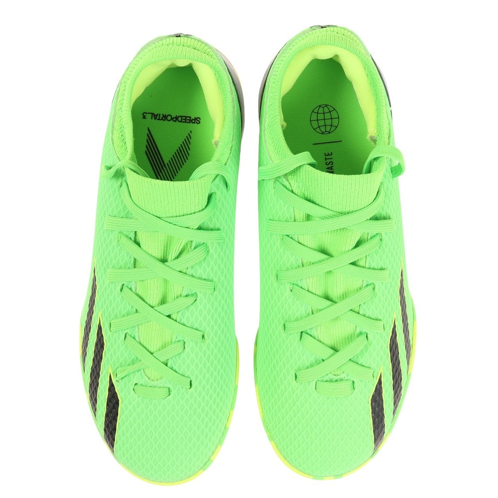 アディダス（adidas）（キッズ）ジュニアサッカートレーニングシューズ ターフグラウンド用 エックス スピード.3 J GW8489